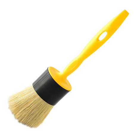 Кисть круглая "Эксперт" КР-55 натуральная щетина пластиковая ручка Акор *5/60