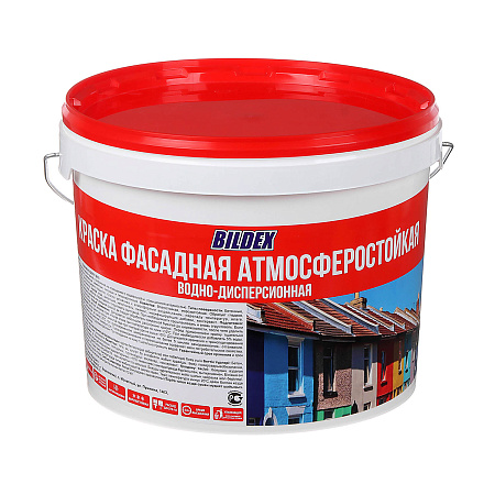 Краска акриловая фасадная 14 кг BILDEX матовая  *1/48