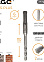 Бур по бетону  6*110 мм SDS-plus 2 грани (560611) VIRA *1