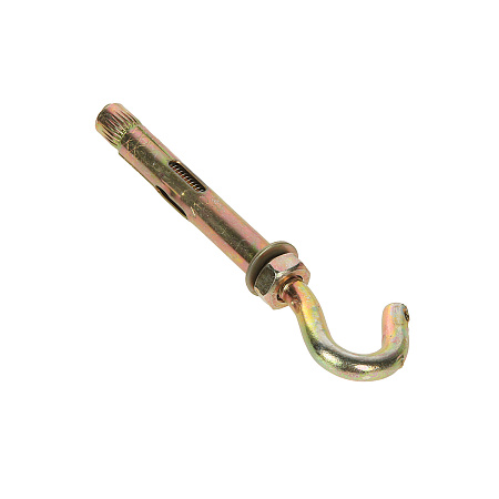 Анкерный болт М10х80мм с крюком М8 пакет (2шт) BROZEX  *10/100