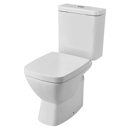 Унитаз-компакт "Нео"  (2х-реж.арм, крепление, дюропласт.сид,)  Santek 1.WH30.2.194 *1/12