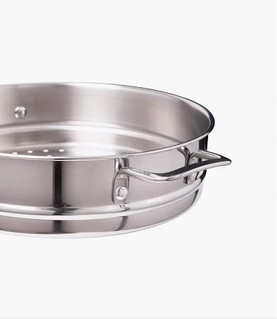 Мантоварка-пароварка нерж. 3-х ярусная, 7,0л, d280мм,выс.335мм д/Индукции STM-702803G "Kukmara" *1/2