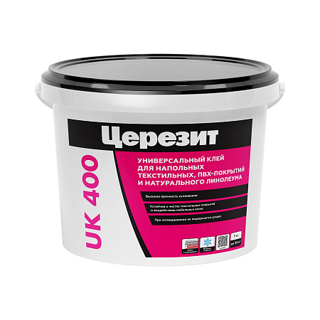 Клей Ceresit UK 400 д/текст и ПВХ унив диспер. 7 кг