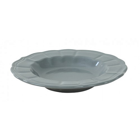 Тарелка керамич. "Grey" глубокая d22см PT010022F620 "Keramika"  *12