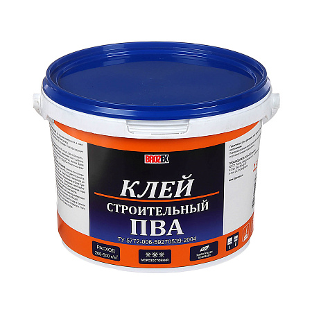 Клей ПВА  строительный 2,5кг  BROZEX  *4/168