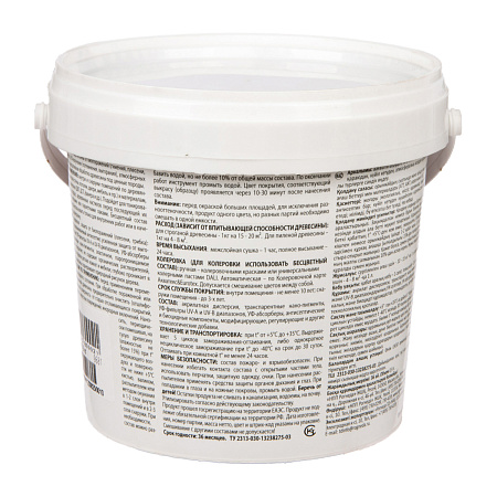 Защитно-декоративное покрытие для древесины акриловое дуб 0,9 кг Eurotex *1/6/384