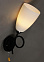 Бра N1684/1W BK+CH E27 1*40Вт (330*170*130)  VERNER LIGHTING *1