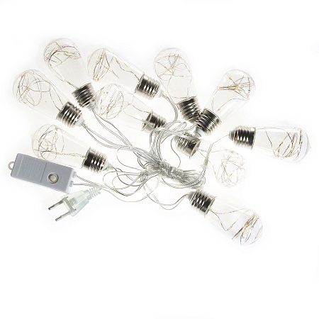 Гирлянда Нить 3м 80LED мульти Лампа прозрачная нить IP20 6929846 *1/60