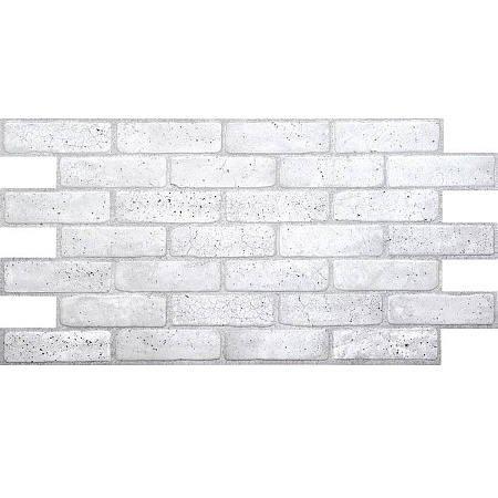 Панель стеновая ПВХ "ДЕКОКАМ" Кирпич № 18с серый старый (1035*500 мм) *10