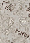 Клеёнка на нетканой основе "Мажор" "Coffee" серо-бежев. шир."1,35м 564/2 "Колорит" *20
