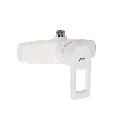 Смеситель д/душа "Potato" P2030-7 (белый) *1/10