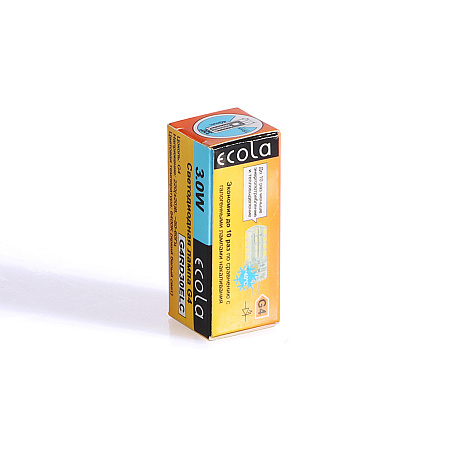 Лампа светодиодная капсульная 3,0W-220V G4 6.5K холодный Ecola 40x15 G4RD30ELC *10/100