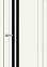 Дверь межкомнатная остекленная ESTETICA 303 ПВХ Шелкография жемчужная 600 мм BROZEX-WOOD *1