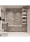 Декор Siluet белый 500*250 GT124VG Global Tile *1/7