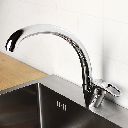 Смеситель для кухни Potato P59215 высокий излив *1/10