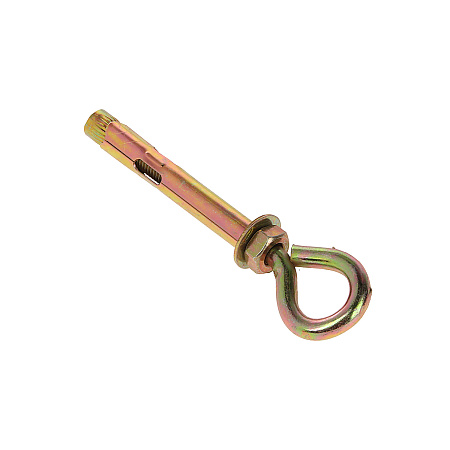 Анкерный болт 10х80 с кольцом М8 (2шт) пакет  BROZEX  *10/100