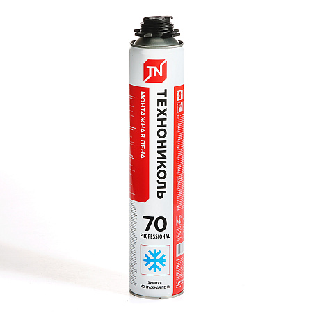 Пена монтажная профес. 1000мл/1025гр зимняя -18С Технониколь 70  до 70 л  *12/612