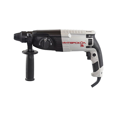 Перфоратор  800Вт 3режима 0-1250об/мин 0-5400уд/мин 3Дж кейс П-26/800ЭР ИНТЕРСКОЛ *1/4