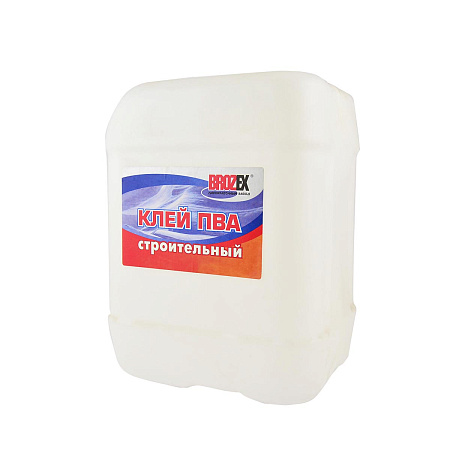 Клей ПВА  строительный 10,0кг BROZEX  *1/60