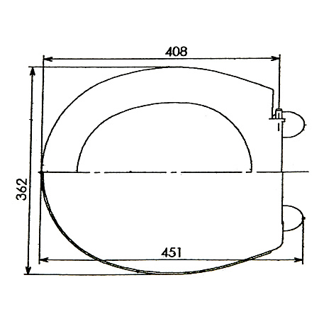 Сиденье для унитаза СУ 80.07.80 "Эконом" *1/14