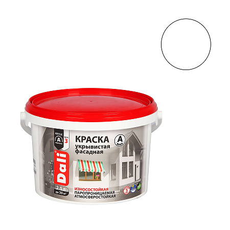 Краска акриловая фасадная 2,5 л ДАЛИ укрывистая *1/120