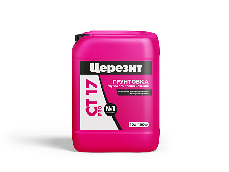 Грунтовка акриловая для внутренних и наружных работ 10л Церезит СТ17 *1/60