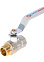 Кран шаровый 1/2" (Ø15) М/П ручка СТМ (СТАНДАРТ) CWFMH012 (аналог ЗФ768) *1/17/136