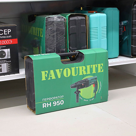 Перфоратор  950Вт 3режима 0-1100об/мин 0-4500 уд/мин 3,2Дж кейс FAVOURITE RH 950 *1/5