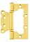 Петля без врезки 100*75*2,5мм ЗОЛОТО матовое GM AVERS *1/20/100