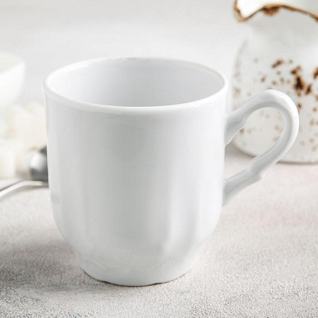 Кружка фарфор. 220мл Белая без рис. арт.6С0116Ф34 ("Добрушский фарфор") *24