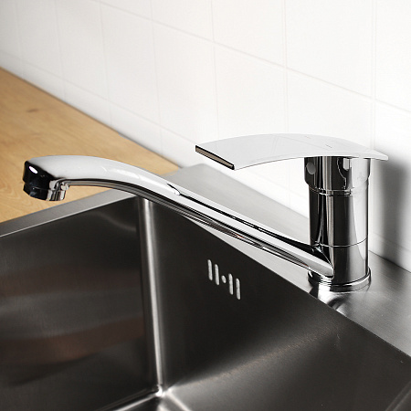 Смеситель для кухни Potato P4935 длинный излив *1/10