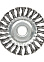 Щетка-насадка "колесо" для УШМ 125 мм радиальн. STURM стальн.вит.пров. (арт. 5240702) *1/60