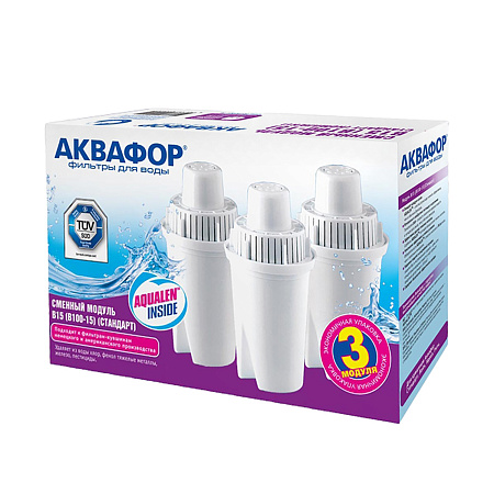 Картридж к кувшину Аквафор В-100-15 (упак 3шт.) арт.И3051 *1/24