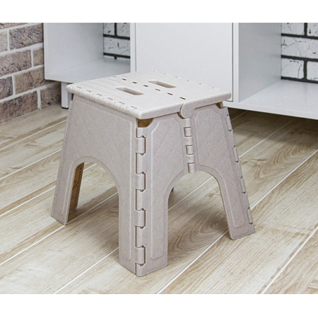 Табурет пластм. складной малый выс,29см М2297  ("М-Пластика")  *1/8