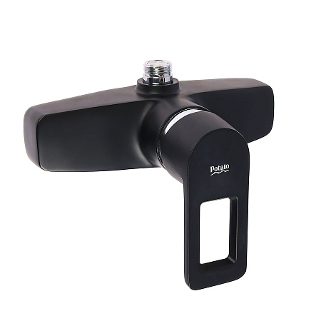 Смеситель д/душа "Potato" P2030-6 (черный) *1/10