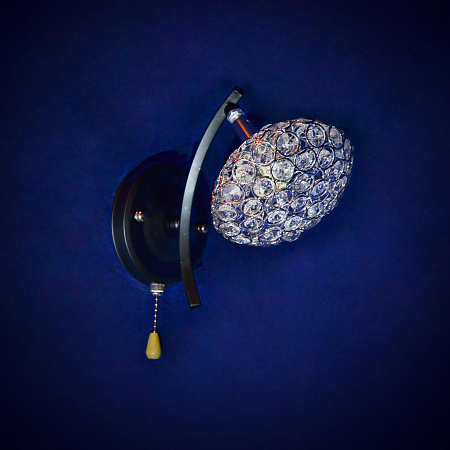 Бра N2281/1W ВК+CH E27 1*40Вт (200*200*130)  VERNER LIGHTING *1