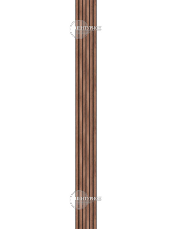 Панель ПВХ Рейка Орех темный 0,25*2,7м (402)*10