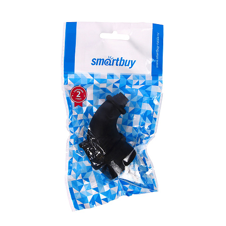 Вилка угловая КАУЧУК Smartbuy 2P+PE 16А 230В IP44 (SBE-16-P09-R)   *1/200