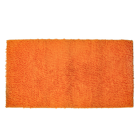 Коврик д/ванной "макароны" (70см х 140см) Оранжевый *1