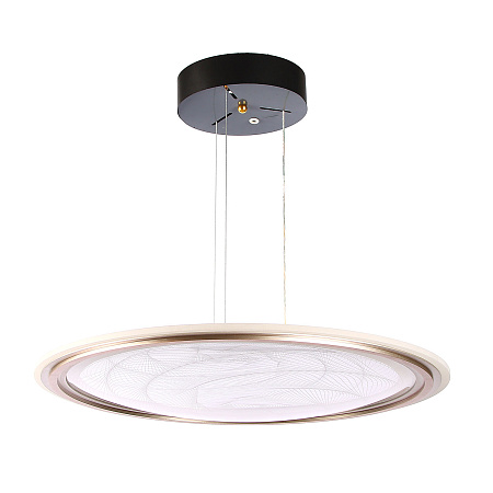 Люстра 9260 H/130W gold 530 мм 3 реж., пульт S=25м2  VERNER LIGHTING *1