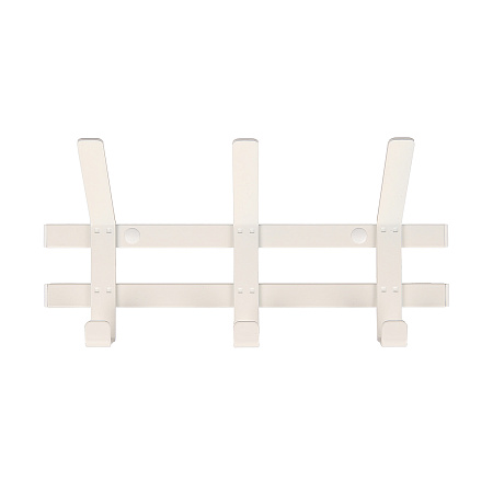 Вешалка настенная "Торонто 3" 364х174х91мм 3крючка Белый ВНТ3 Б ("ЗМИ") *1