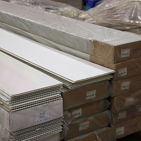 Панель ПВХ Белая матовая 0,25м*2,7м   *12шт