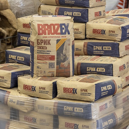 Смесь монтажно-кладочная М150 БРИК 25кг BROZEX *1/56