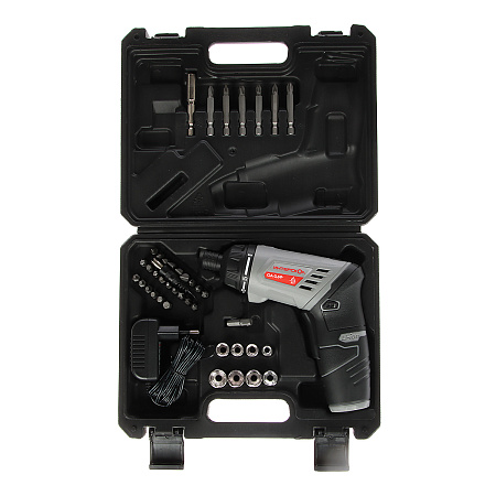 Отвертка аккумуляторная 3,6В 1скор.0-210об/мин 5Нм 1,3Ач LI-ION 30бит ОА-3,6Ф ИНТЕРСКОЛ *1/10