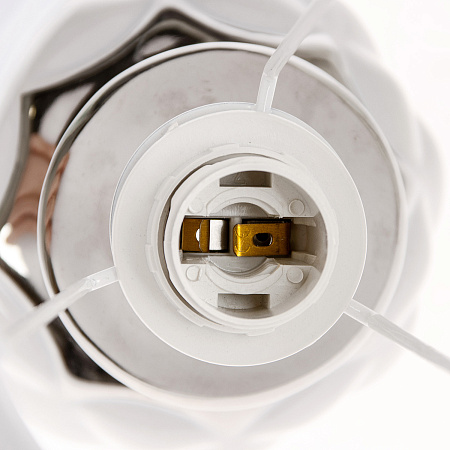 Лампа настольная 11019-0.7-01SW  Е27 40Вт (керамика+абажур) *1/24