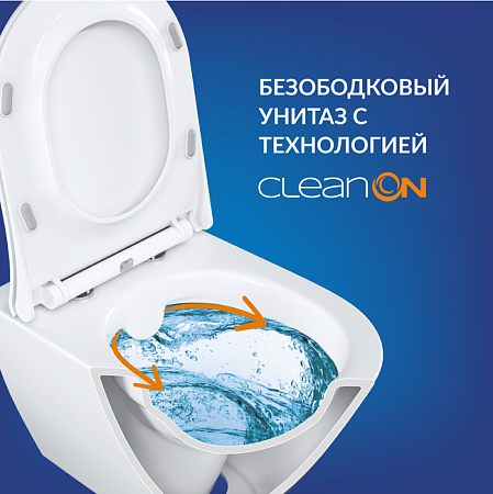 Инсталляция CITY CO(унитаз, кр.slimDP+инст LINK PRO, кн. ESTETICA пластик хром глянц )Cersanit *1/6