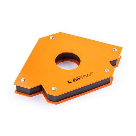 Угольник магнитный углы монтажа 45/60/135 до 45кг FIX-6 FoxWeld *1/6