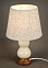 Лампа настольная 22016-0.7-01ZT (керамика+абажур)  *1/36