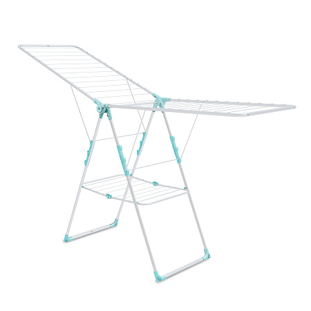 Сушилка для белья напольная 2-х уровн. "Ника" дл.суш.пол.21м,выс.0,93м,шир.51см Сер.(Бел.) СБ8*1/2