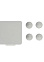 Коробка распаячная 7 вх. ОП 80х80х50мм  IP54 TDM SQ1401-0512 инд. штр-код *10/100